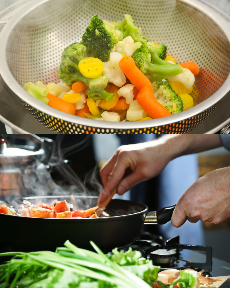 Bagaimana memasak sayuran beku